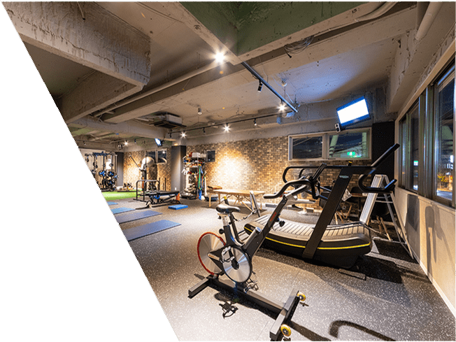 充実の施設とマシン